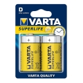 Varta 2020 - paket od 2 kom cink-ugljene baterije SUPERLIFE D 1,5 V