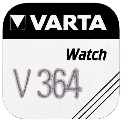 Varta 3641 - 1 kom Srebrno-oksidna dugmićasta baterija V364 1,5V