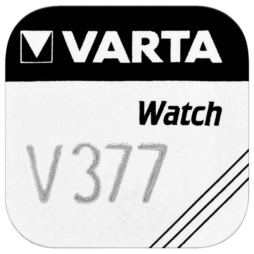 Varta 3771 - 1 kom Srebrno-oksidna dugmićasta baterija V377 1,5V