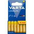 Varta 4103101746 - 6 kom. alkalnih baterija LONGLIFE AAA 1,5V