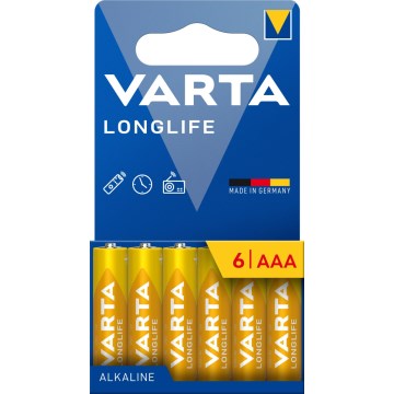 Varta 4103101746 - 6 kom. alkalnih baterija LONGLIFE AAA 1,5V