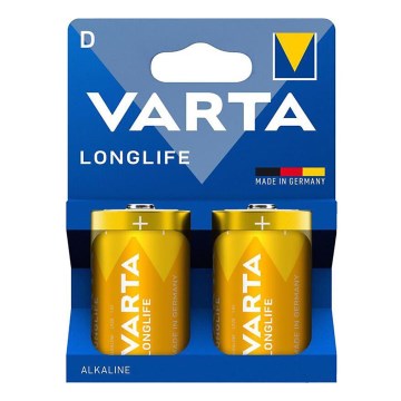Varta 4120101422 - 2 komada alkalnih baterija LONGLIFE D 1,5V