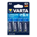 Varta 4906 - 4 kom alkalne baterije LONGLIFE AA 1,5 V
