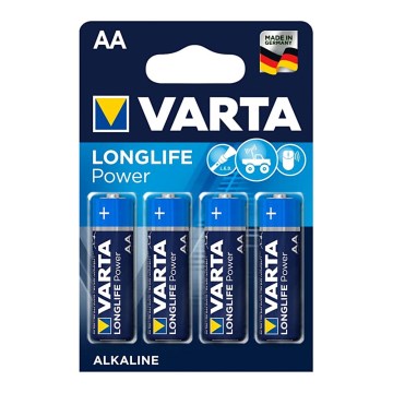 Varta 4906 - 4 kom alkalne baterije LONGLIFE AA 1,5 V