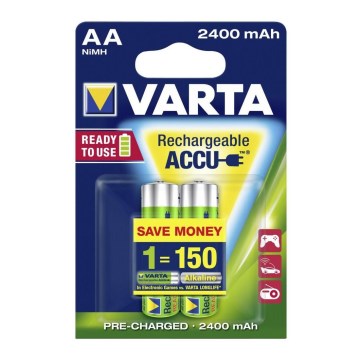 Varta 56706 - 2 kom Punjive AA baterije ACCU NiMH, 2100 mAh, 1,2 V