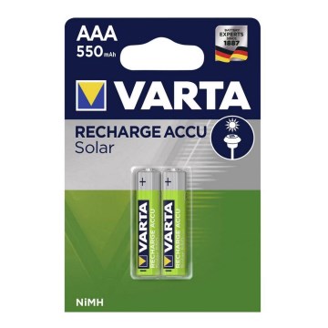 Varta 56733 - 2 kom Punjive baterije SOLAR ACCU AAA NiMH/550mAh/1,2V