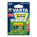Varta 5716 - set od 4 punjivih AA baterija (NiMH) 2600 mAh, 1,2 V