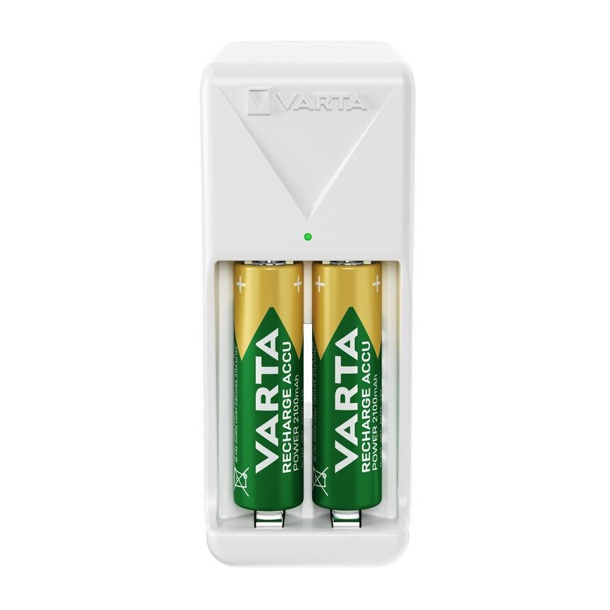 Varta 57656101401 - Punjač za baterije 2x AA/AAA 230V
