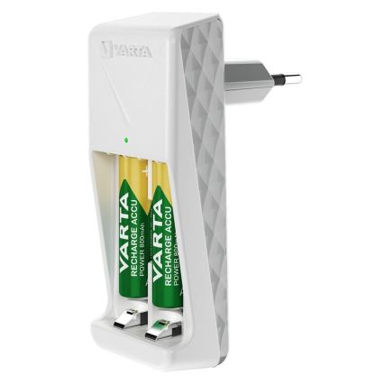 Varta 57656201421 - Punjač za baterije 2xAA/AAA 800 mAh 230V