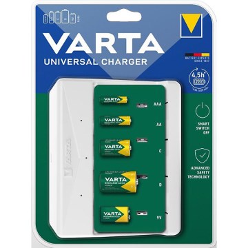 Varta 57658101401 - Punjač za baterije AA/AAA/C/D/5V