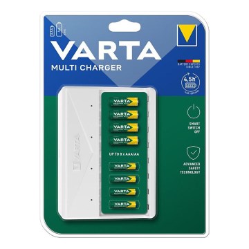 Varta 57659101401 - Punjač za baterije 8x AA/AAA 5V
