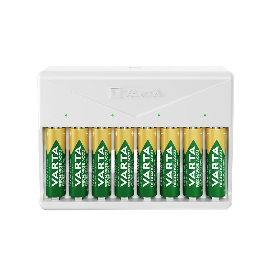 Varta 57659101401 - Punjač za baterije 8x AA/AAA 5V