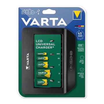 Varta 57688101401 - LCD univerzalni punjač baterija 230V