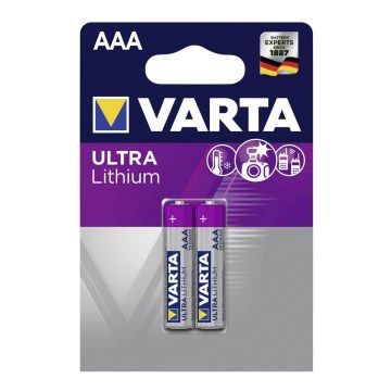 Varta 6103301402 - 2 kom litijumske baterije ULTRA AAA 1,5V