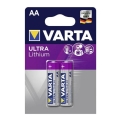 Varta 6106 - 2 komada litijumskih baterija ULTRA AA 1,5V
