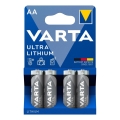 Varta 6106301404 - 4 kom litijumskih baterija ULTRA AA 1,5V