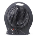 Ventilator sa grejnim telom 1000/2000W/230V crne boje