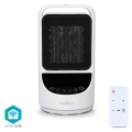 Ventilator Smartlife sa keramičkim grejačem 1000/1500 W, 230 V, Wi‑Fi (Tuya) + daljinski upravljač