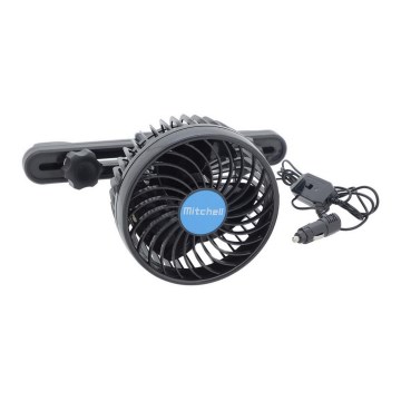 Ventilator za naslon za glavu u automobilu 4W/12V crni