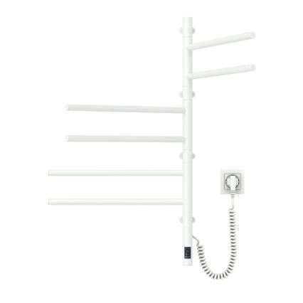 Vertaduro - Električni rotirajući sušač za peškire sa termostatom ARA 105W/230V 80x49 cm IP44 bela