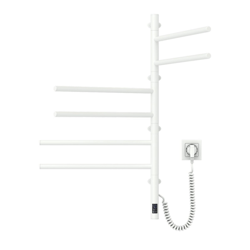 Vertaduro - Električni rotirajući sušač za peškire sa termostatom ARA 105W/230V 80x49 cm IP44 bela