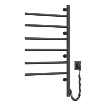 Vertaduro - Električni okretni sušač peškira sa termostatom ARA 105W/230V 82x49 cm IP44 crna