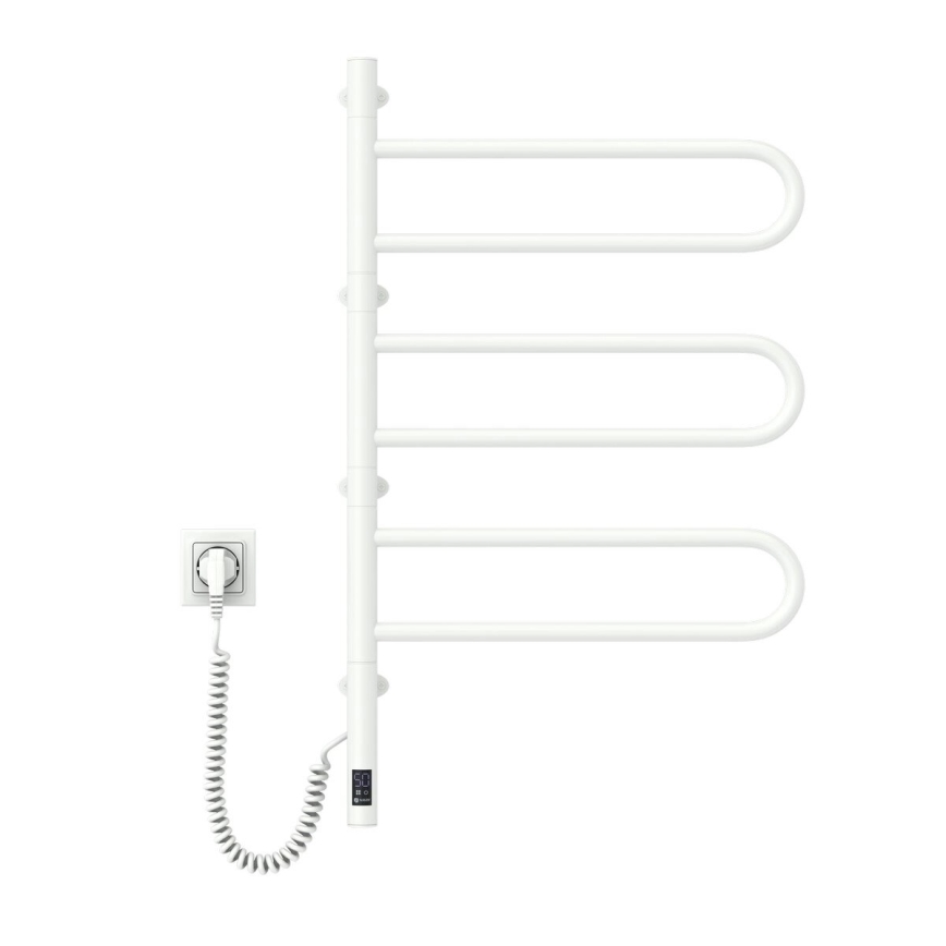Vertaduro - Električni rotirajući sušač za peškire sa termostatom ELA 120W/230V 80x49 cm IP44 bela