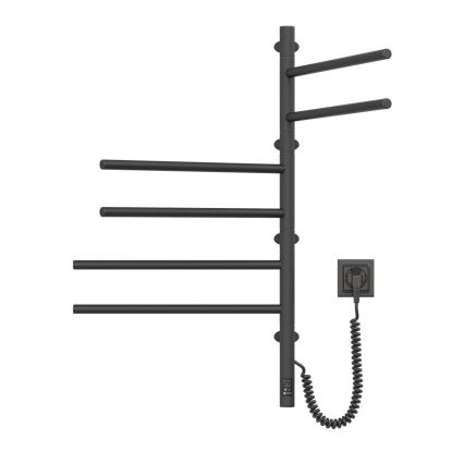 Vertaduro - Električni okretni sušač peškira sa termostatom ARA 105W/230V 82x49 cm IP44 crna