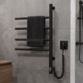 Vertaduro - Električni rotirajući sušač peškira sa termostatom ARA 60W/230V 65x49 cm IP44 crna