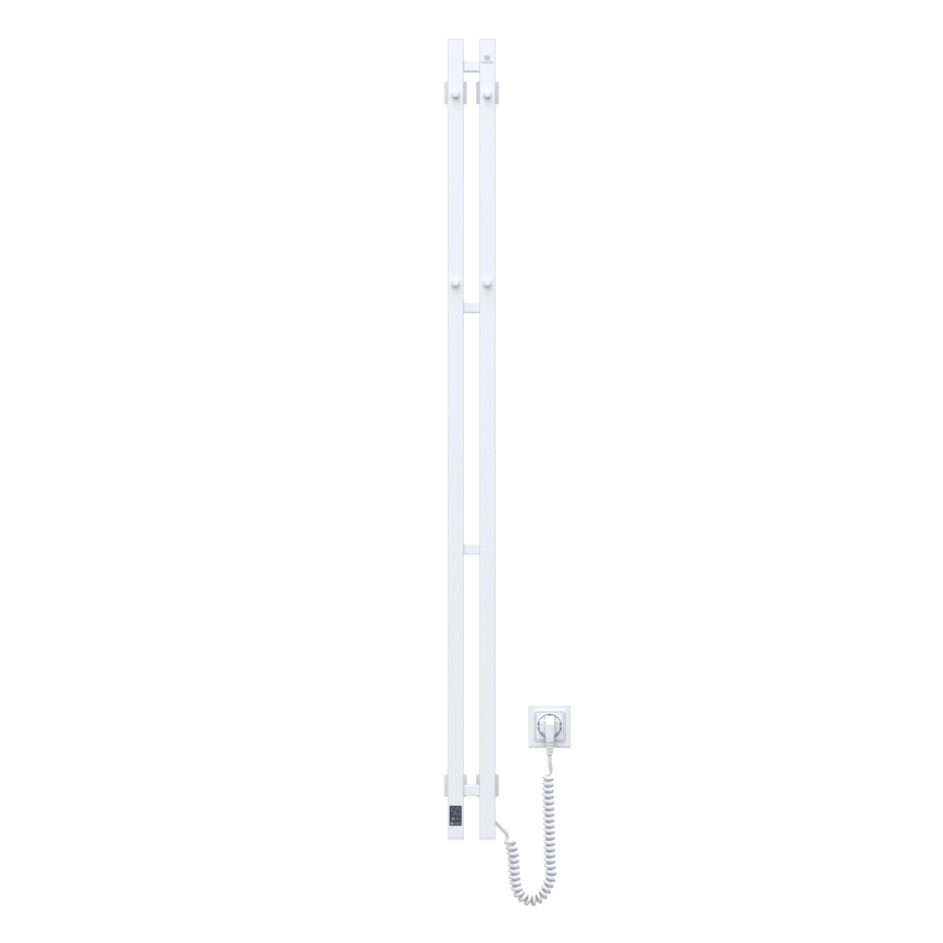 Vertaduro - Električni sušač za peškire sa termostatom VEO 106W/230V 150x9 cm IP44 bela desna