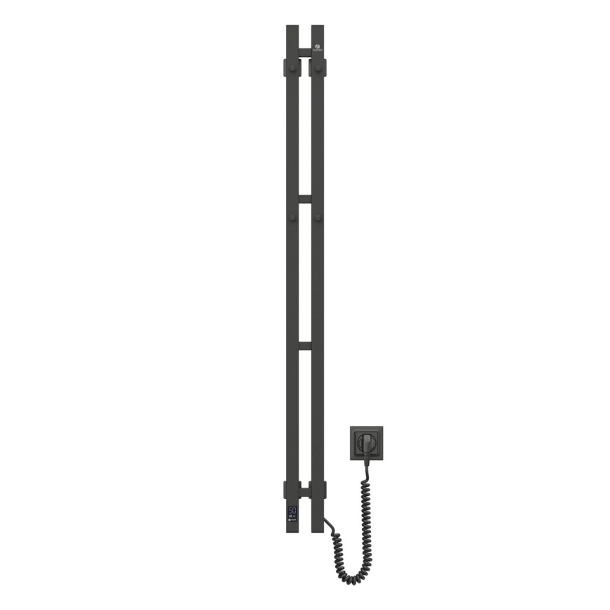 Vertaduro - Električni sušač peškira sa termostatom VEO 70W/230V 120x9 cm IP44 crni desni