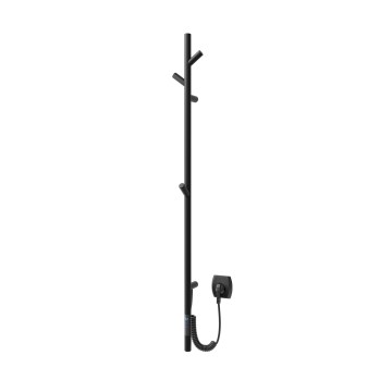 Vertaduro - Električni sušač za peškire MEDA 37 W 118 x 16 cm crni