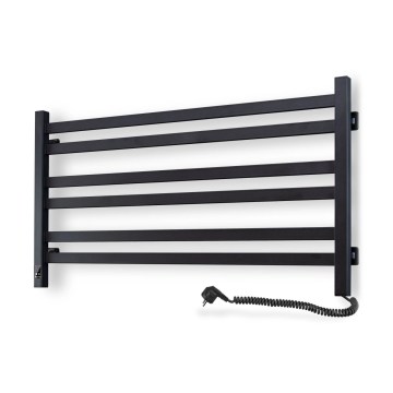 Vertaduro - Električni sušač za peškire sa termostatom AVA 181W/230V 50x90 cm IP44 crni desni