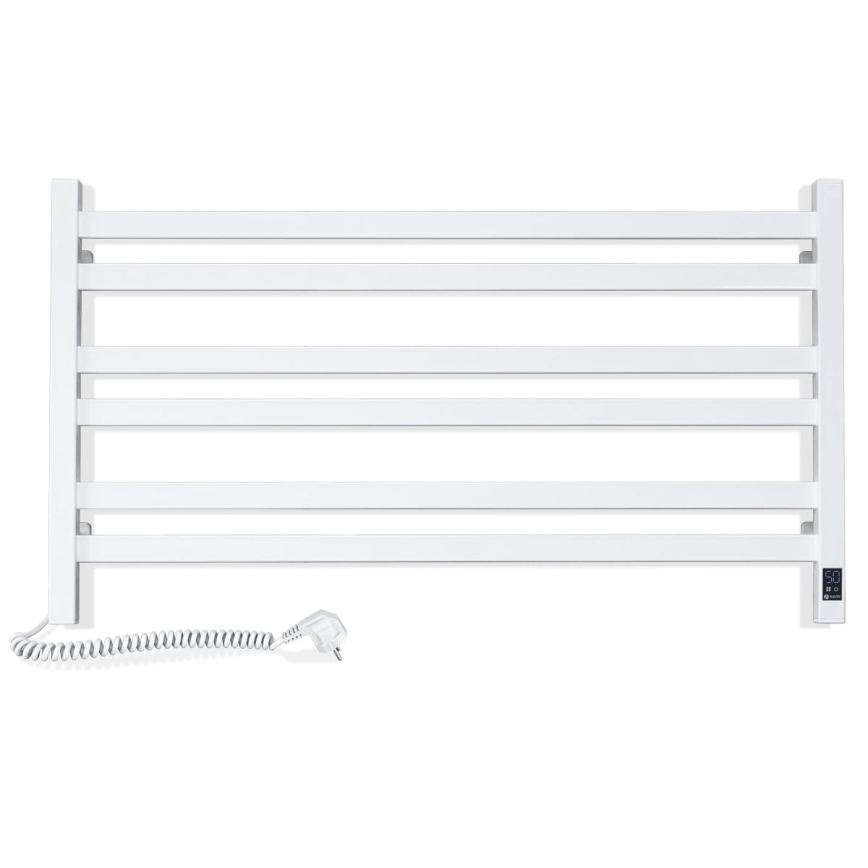 Vertaduro - Električni sušač za peškire sa termostatom AVA 181W/230V 50x90 cm IP44 beli levi