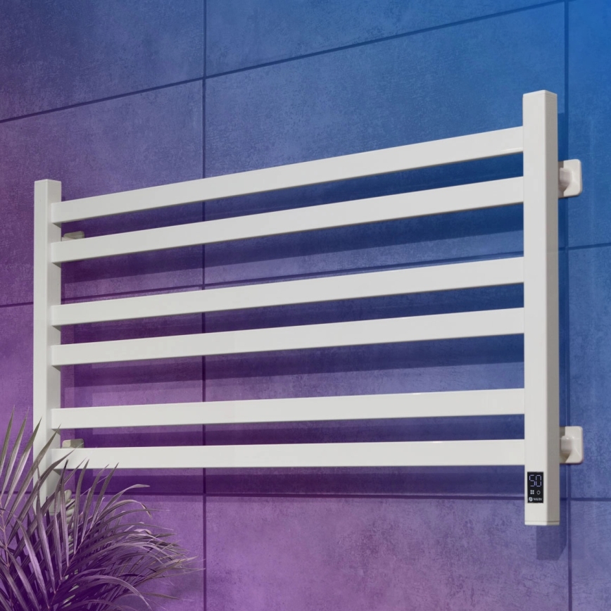 Vertaduro - Električni sušač za peškire sa termostatom AVA 181W/230V 50x90 cm IP44 beli levi