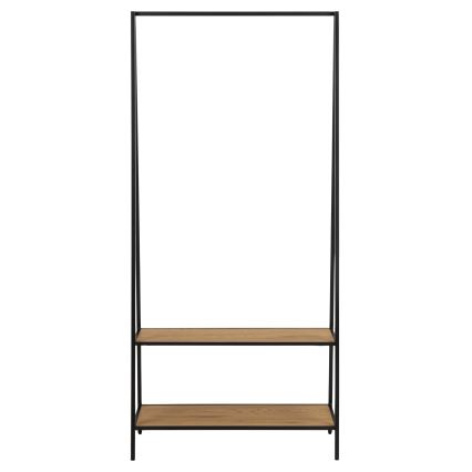 Vešalica SARON hrast/crna