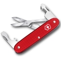 Victorinox - Višenamenski džepni alat COMPANION SLIM ALOX 9,3 cm/6 funkcija crvena