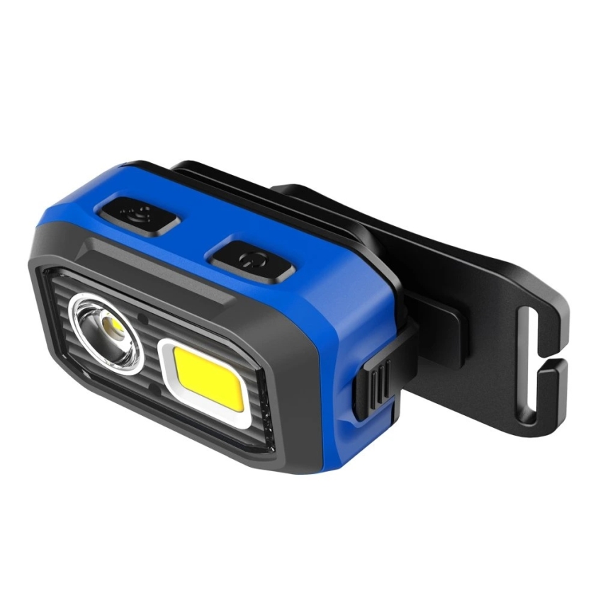 Viking - LED prigušiva punjiva čelovka sa senzorom LED/5V IPX4 400 lm 3xAAA/1000 mAh