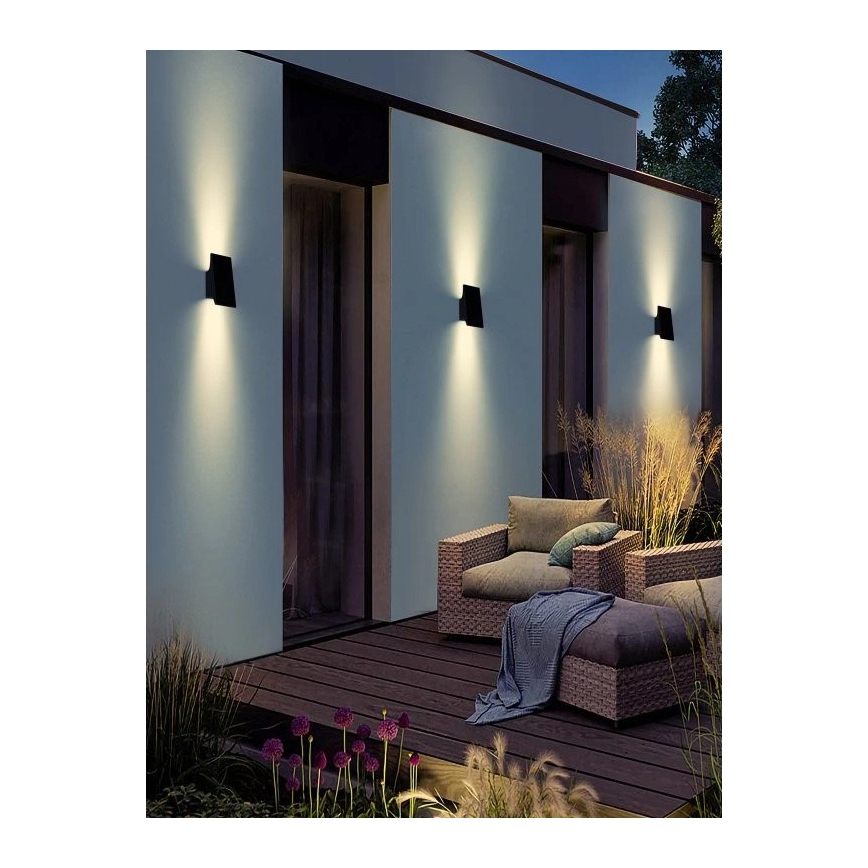 Viking - LED prigušiva solarno zidno svetlo LED/1,5W/3,7V IP65 4000K 2000 mAh