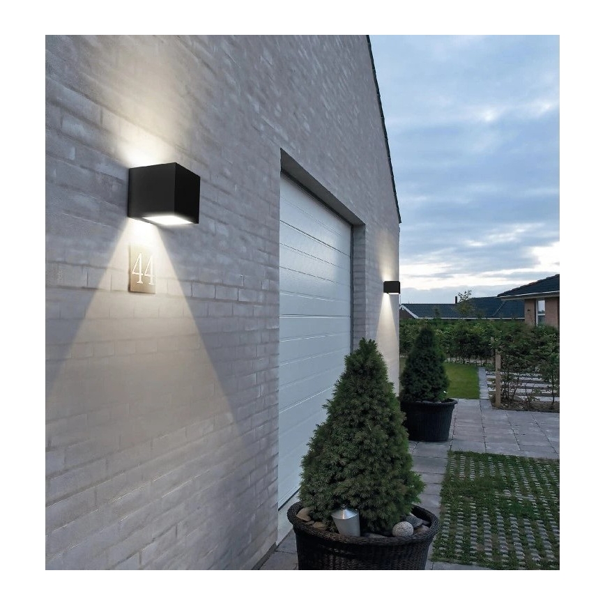 Viking - LED prigušiva solarna zidna lampa LED/1W/3,7V IP54 4000K 2000 mAh