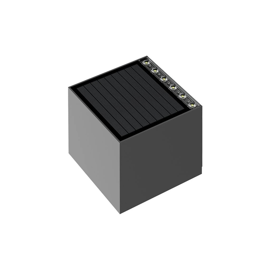 Viking - LED prigušiva solarna zidna lampa LED/1W/3,7V IP54 4000K 2000 mAh