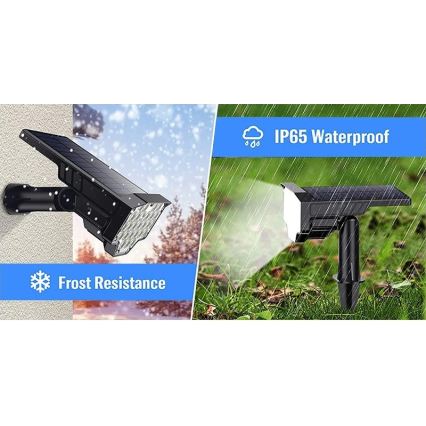 Viking - LED solarna lampa LED/1W/3,7V IP65 6000K 2200 mAh