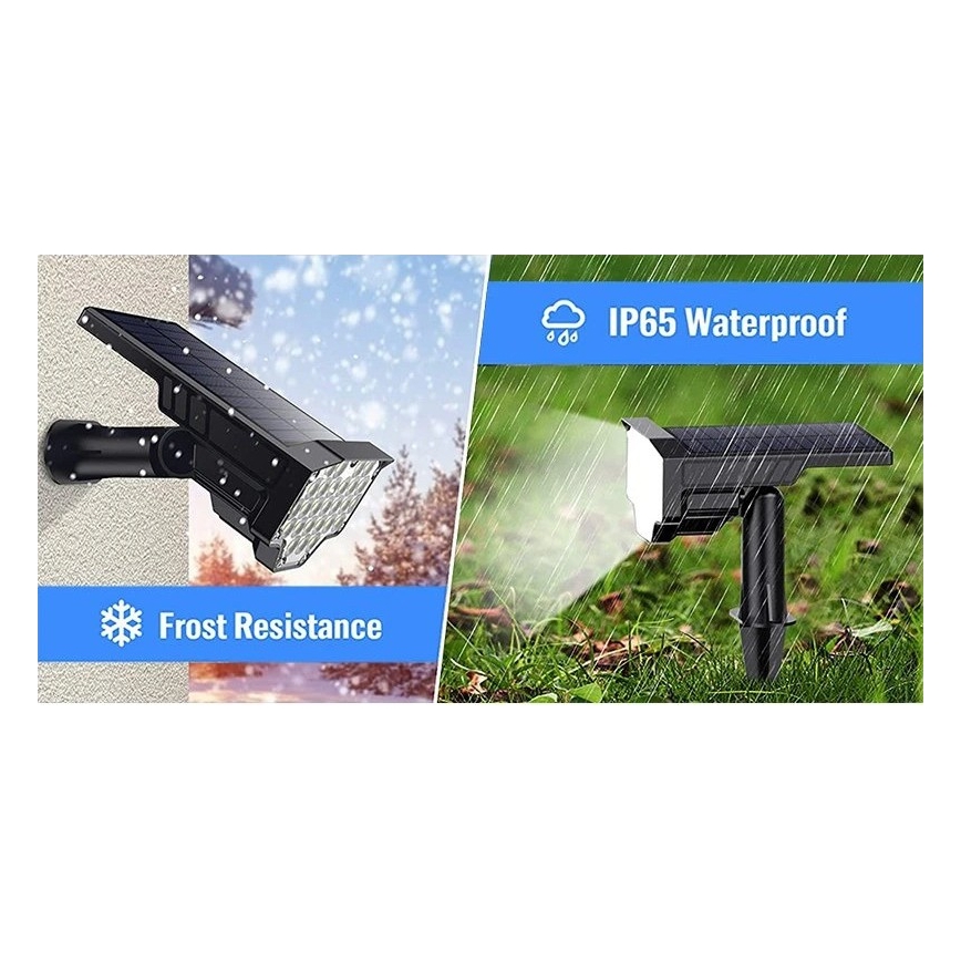 Viking - LED solarna lampa LED/1W/3,7V IP65 6000K 2200 mAh