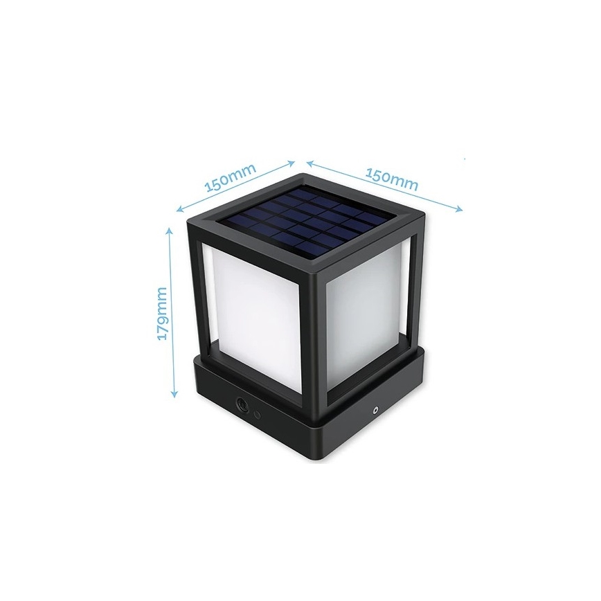 Viking - LED solarna lampa sa senzorom LED/1,4W/3,7V IP54 4000K 2000 mAh