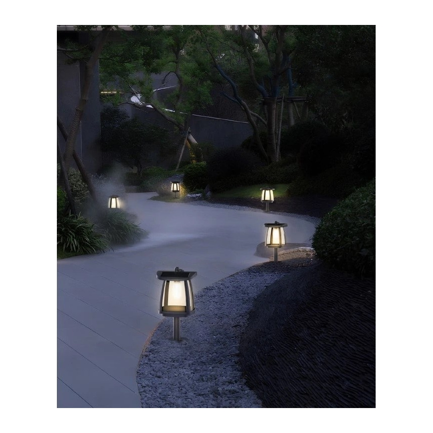 Viking - LED solarna lampa sa senzorom LED/2W/3,7V IP54 4000K 2000 mAh