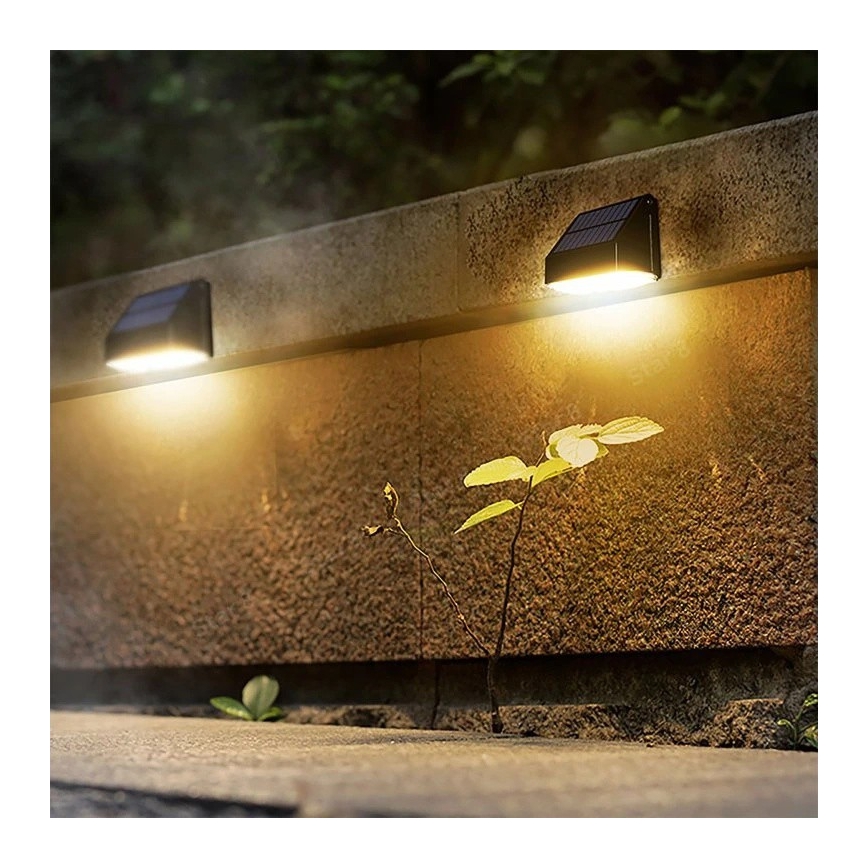 Viking - LED solarno zidno svetlo sa senzorom LED/3,7V IP54 3000/4000K 2000 mAh