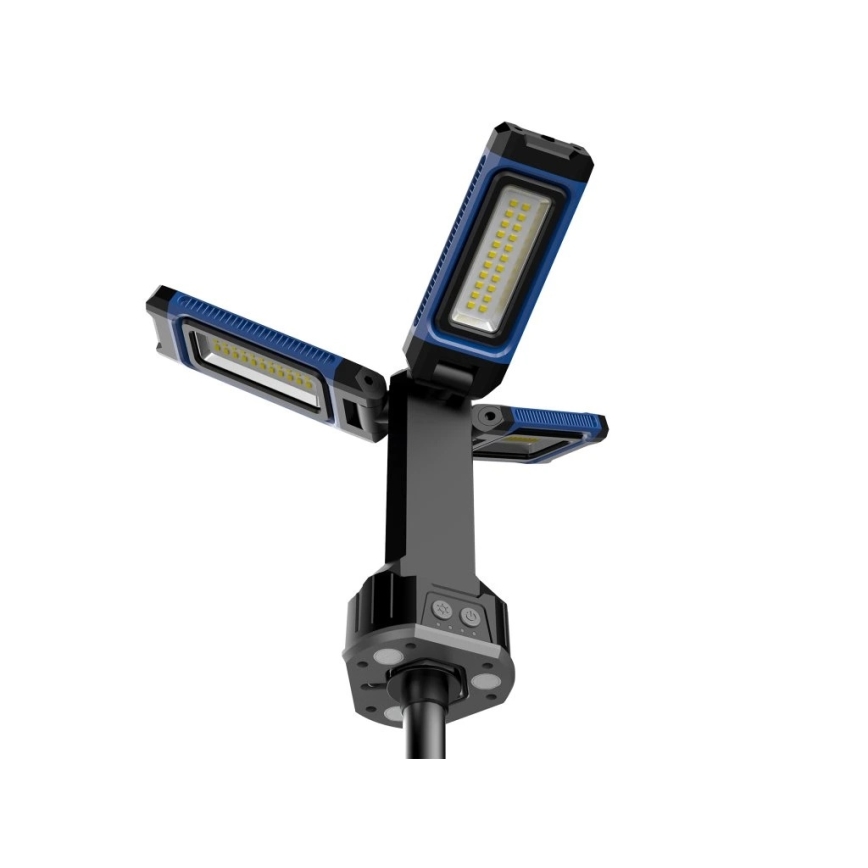 Viking - punjivi LED reflektor sa stalkom 3xLED/5V IPX4 7000 lm 4000 mAh