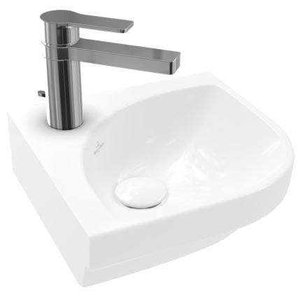 Villeroy & Boch 43714601 - Ugaoni viseći umivaonik SUBWAY 3.0 32x32 cm keramika/bela