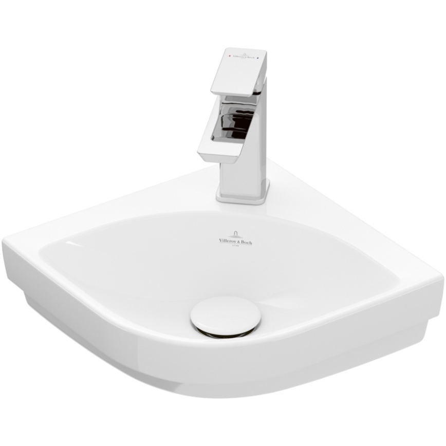 Villeroy & Boch 43714601 - Ugaoni viseći umivaonik SUBWAY 3.0 32x32 cm keramika/bela