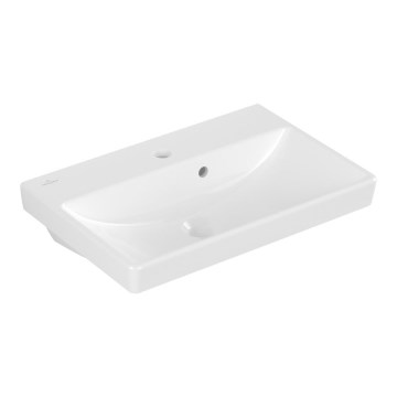 Villeroy & Boch 4A005501 - Zidni umivaonik AVENTO 55x37 cm keramika/bela